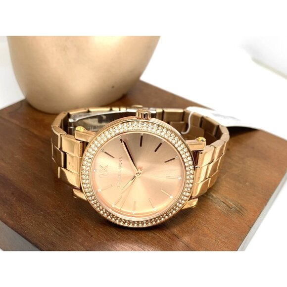 Michael Kors Women's Watch MK7346 Corey Quartz Rose Gold Stainless Steel 38mm - Picture 8 of 14